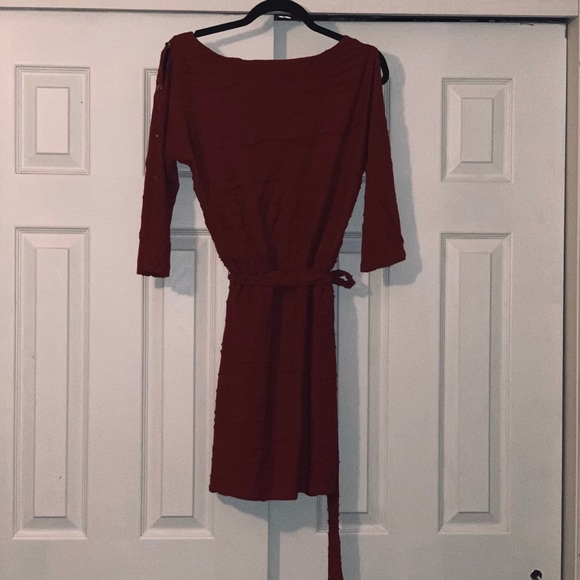 Guess Red Belted Dress - Picture 2 of 3